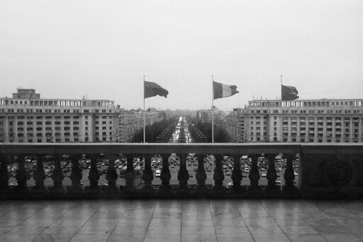 vedere de la balconul palatului parlamentului